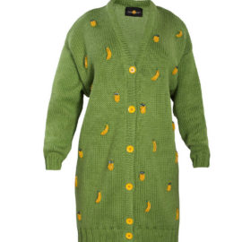 “GREEN TROPIC” CARDIGAN