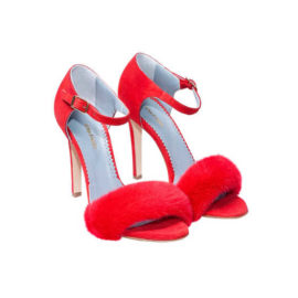 “RED MINK SANDALS” SHOES