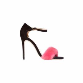 “LIGHT PINK MINK SANDALS” SHOES