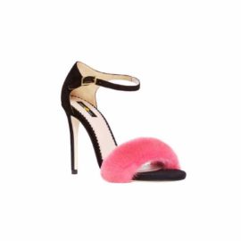 “LIGHT PINK MINK SANDALS” SHOES