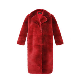 REX FUR LONG COAT