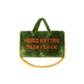 “GREEN MOUTON FUR” TOTE BAG