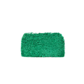 “GREEN KALGAN FUR” CLATCH