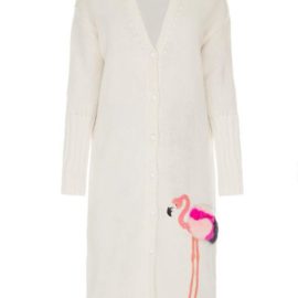 FLAMINGO WHITE CARDIGAN