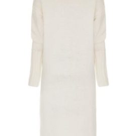 Strawberry long white cardigan
