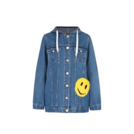 Denim jacket ” Smile”