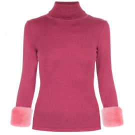 “Rasberry pink” sweater