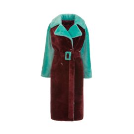 Mouton fur coat