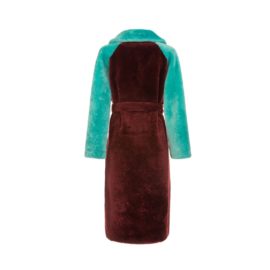 Mouton fur coat