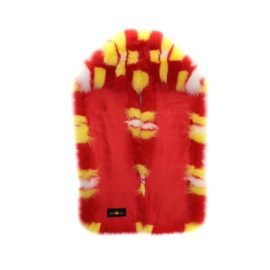Artic fox fur graff scarf
