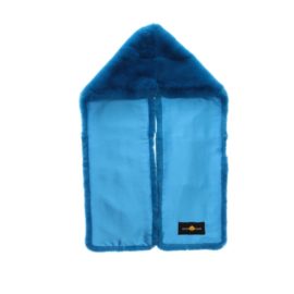 Rex fur blue scarf