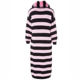 Stripped pink cardigan